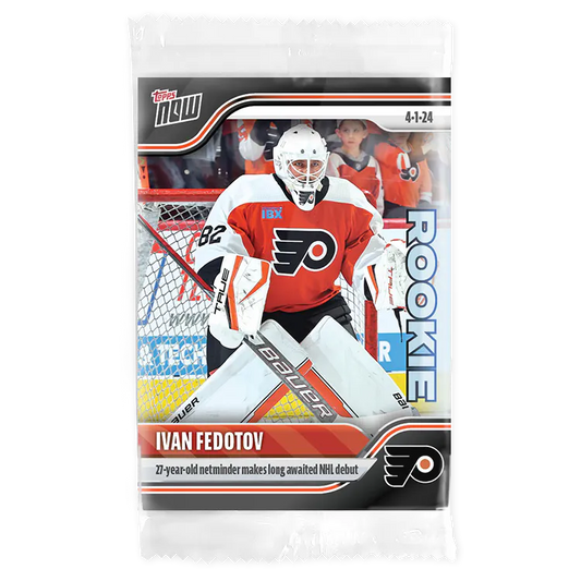 2023 Topps Now Ivan Fedotov #162 Stickers Rookie RC Hockey Card