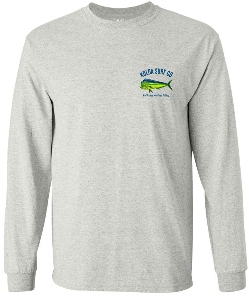 Koloa Mahi Mahi "No Waves" Long Sleeve T-Shirt