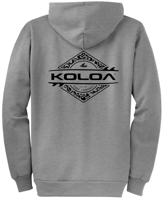 Koloa Diamond Thruster Surfboards Zip Hoodie