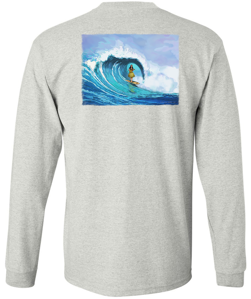 Koloa Hula Barrel Long Sleeve T-Shirt