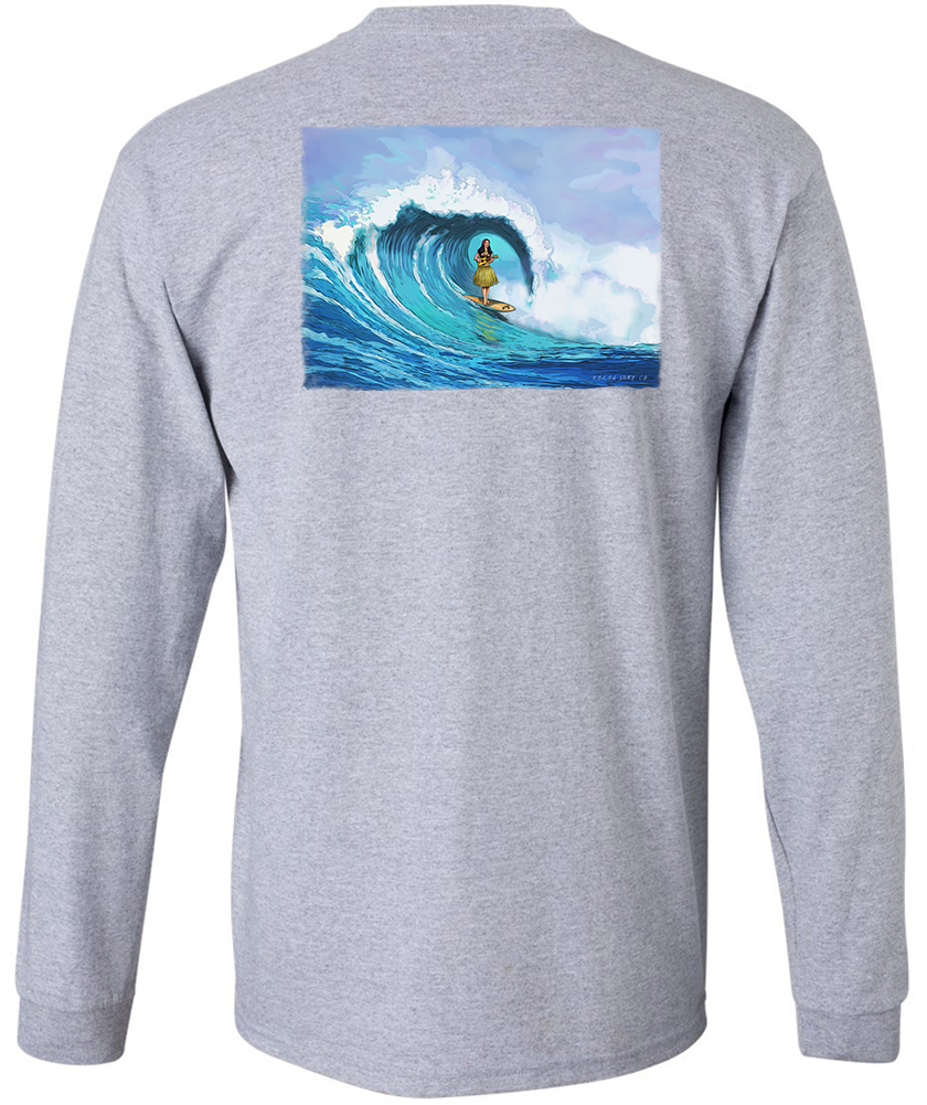 Koloa Hula Barrel Long Sleeve T-Shirt