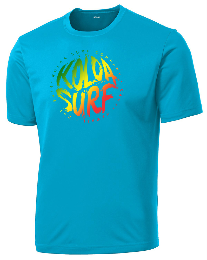 Koloa Tie-Dye Brush Moisture Wicking Tee