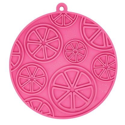 Citrus Design eMat - Enrichment Lick Mat For Dogs and Cats - with Suction Cups | USA Made