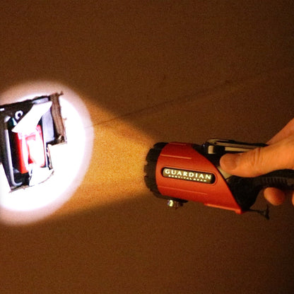 Auto Guardian | 7-in-1 Dynamo Emergency Flashlight & Vehicle Escape Tool