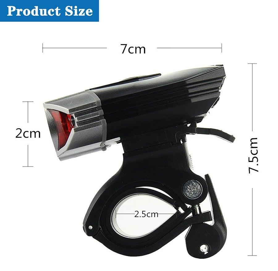 Auto-Sensing Bicycle Light Waterproof Bike Taillight LED USB Rechargable Safety Back Light Riding Warning Saddle Bike Rear Light Waterproof Bike Headlight Taillight LED Light Modes Bike Lights For Night Riding