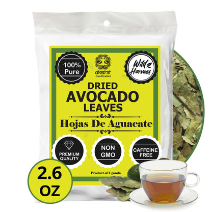 Dried Avocado Leaves, (Hojas De Aguacate) - 2.6oz (75gm). Makes 28 cups