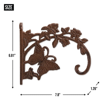 BUTTERFLY CAST IRON PLANTER BRACKET