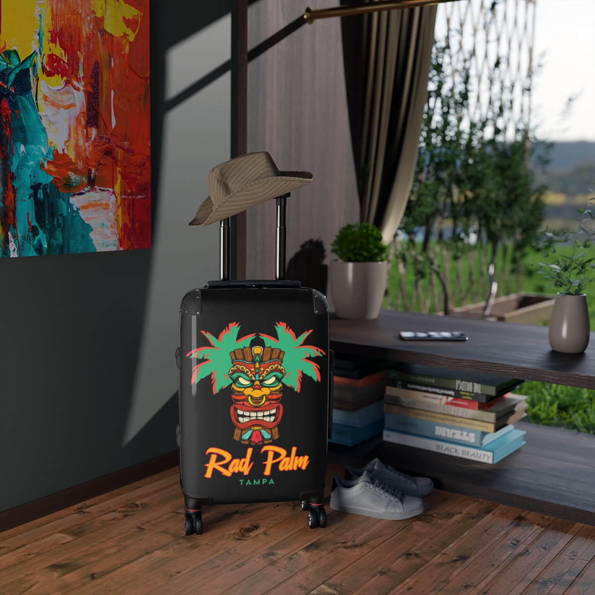Rad Palm Tiki Travel Roller Bag