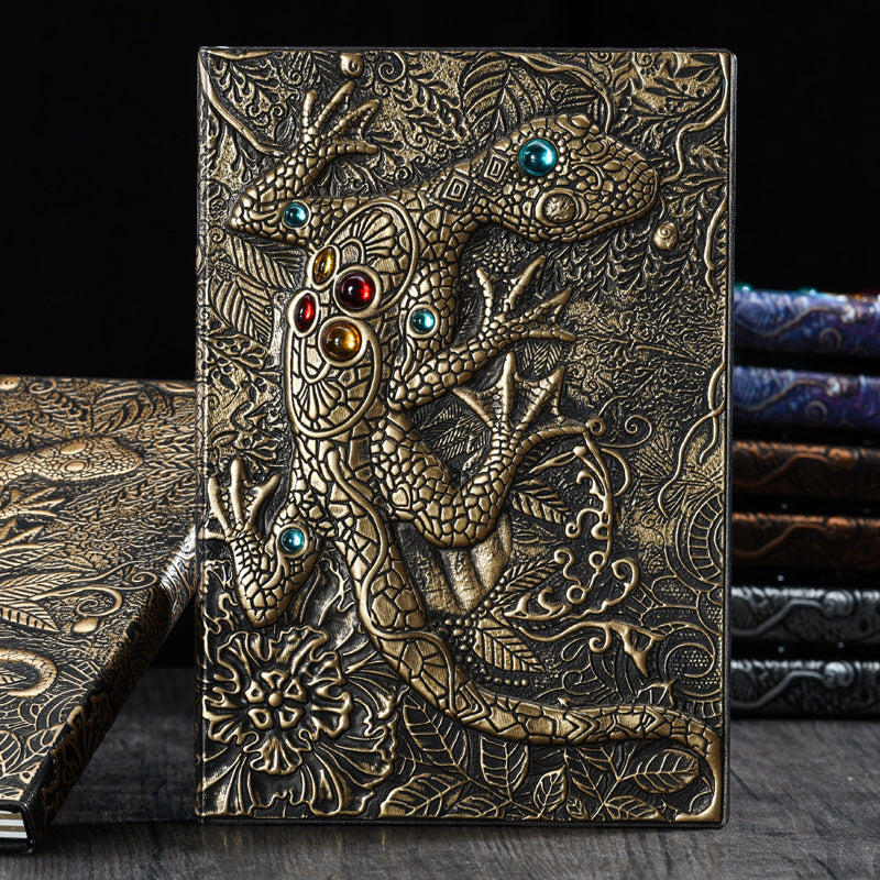 3D Embossed Gecko Journal