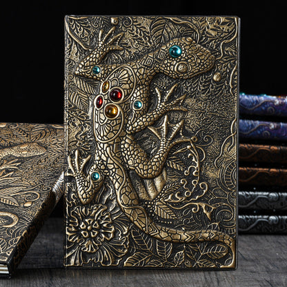 3D Embossed Gecko Journal