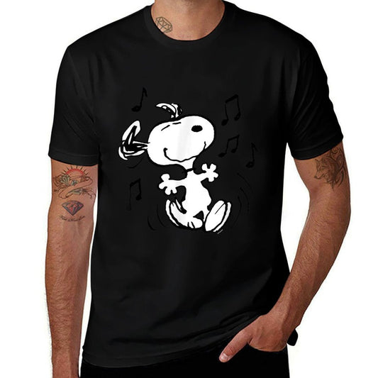 Peanuts - Snoopy Dancing  Slim-fit Cut T-Shirt