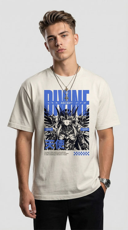 Divine Ascent Oversized Faded T-Shirt