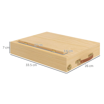 Vinsetto Portable Wooden Tabletop Easel Box