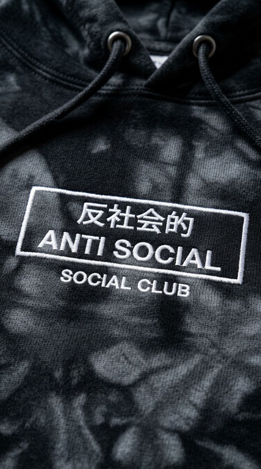 Antisocial Tie-Dye Hoodie