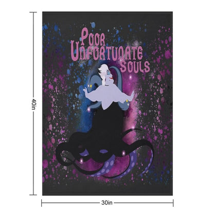 Ursula - Poor Unfortunate Souls Throw Blanket