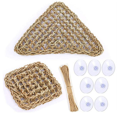 Natural Seagrass Reptile Hammock Loungers