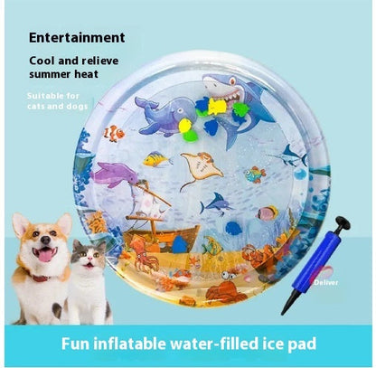 Summer Cooling Inflatable Pet Water Mat