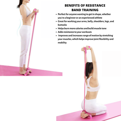 JupiterGear Pedal Resistance Band for Training Arms, Abs, Waist and Yoga Stretching