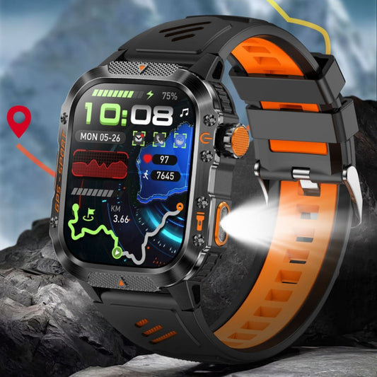 GPS BeiDou Positioning Bluetooth Calling Heart Rate Outdoor Three-proof Sports Watch