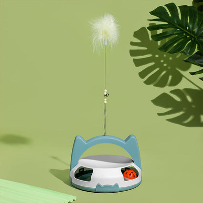 Chew-Resistant Cat Teaser Toy