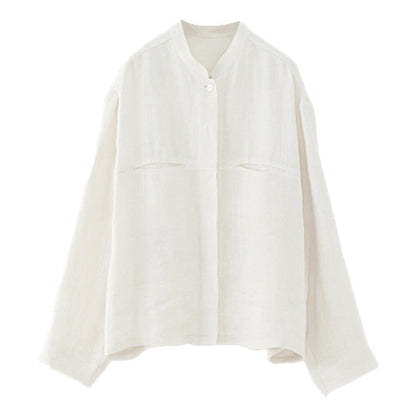 The Natural Edit – Pure Linen Pocket Shirt