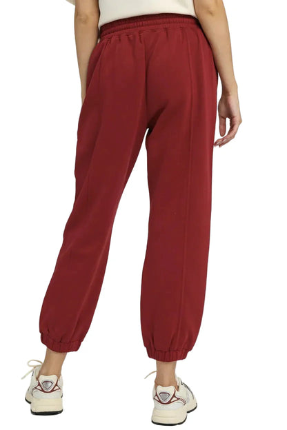 Fleece Jogger Pants with Drawstring