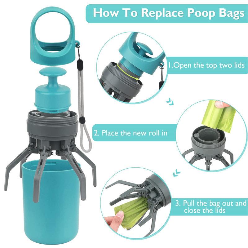 Built-in Poop Bag Pet Pooper Scooper