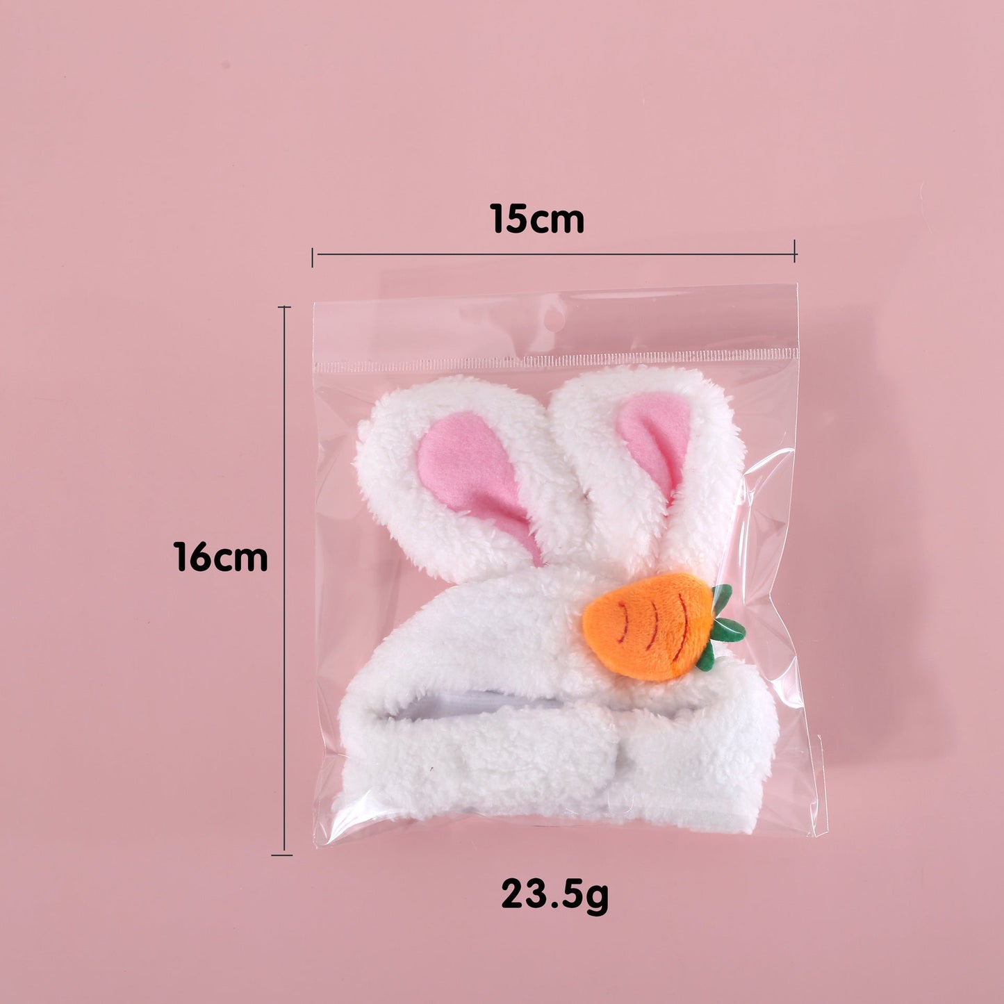 Plush Cartoon Rabbit Ears Cute Pet Headwear