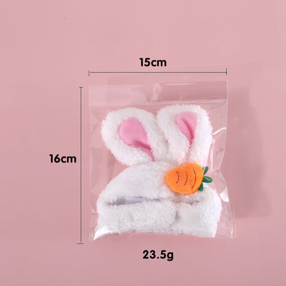 Plush Cartoon Rabbit Ears Cute Pet Headwear