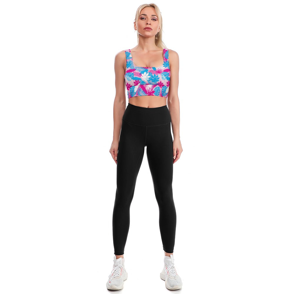 Neon Attack Light Longline Bra Top