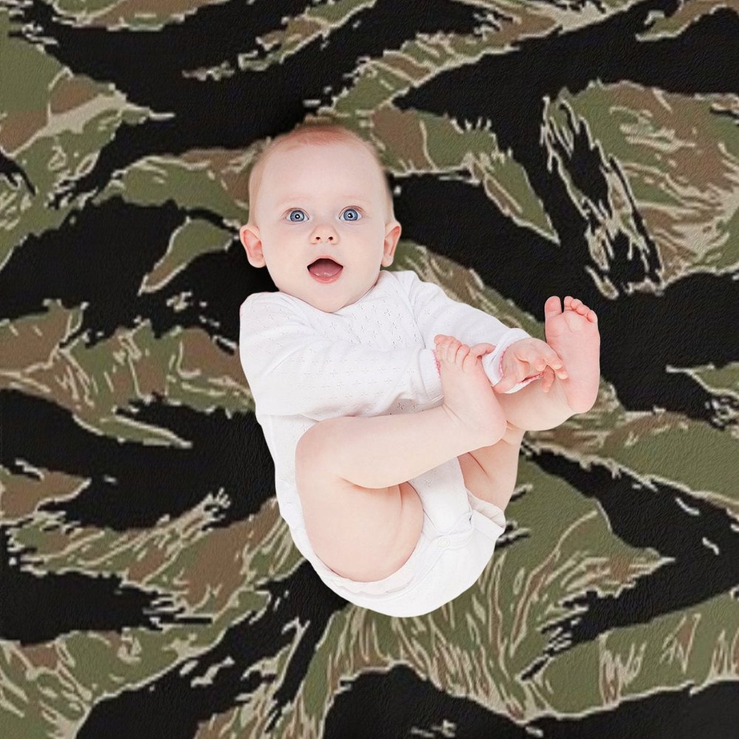 Tigerstripe Camo Throw Blanket
