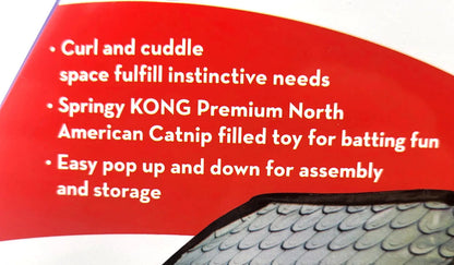 Kong Play Spaces Bungalow with Catnip Cat Kitten Toy