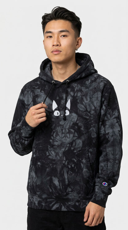 Amazed Cat Tie-Dye Hoodie