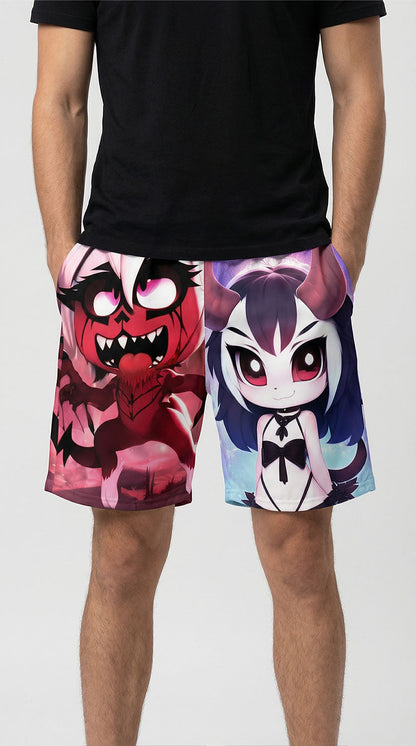 Good vs Evil Swim Trunks
