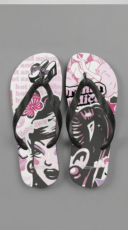 Drama Addict Flip-Flops