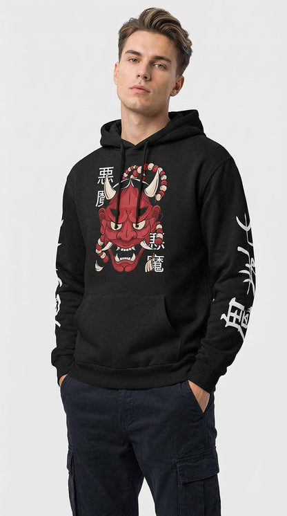 Hannya Demon Mask Hoodie