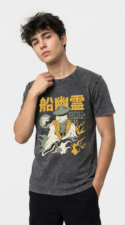Yūrei Ghost Denim T-Shirt