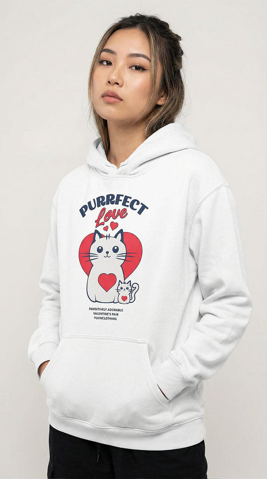 Purrfect Love Cat Hoodie