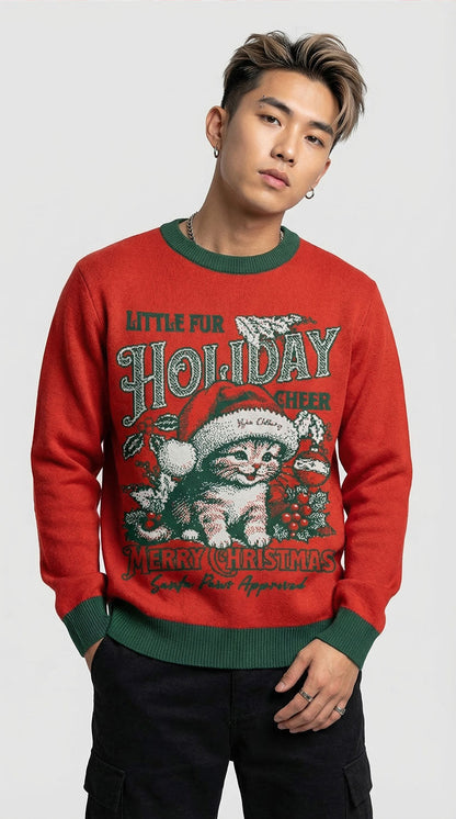 Holiday Cheer Cat Sweatshirt
