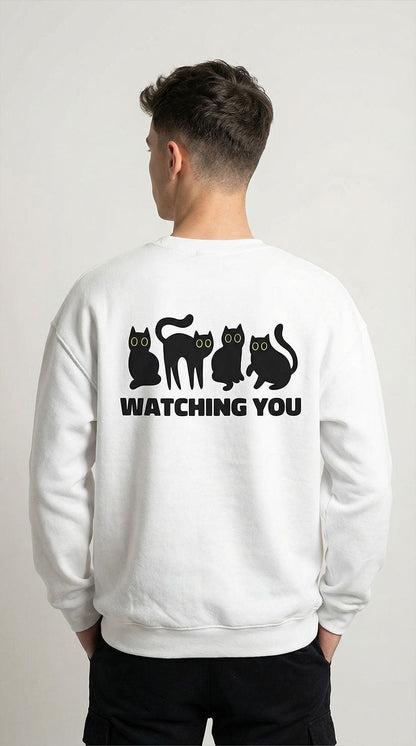 Watching You Cat Sweatshirt
