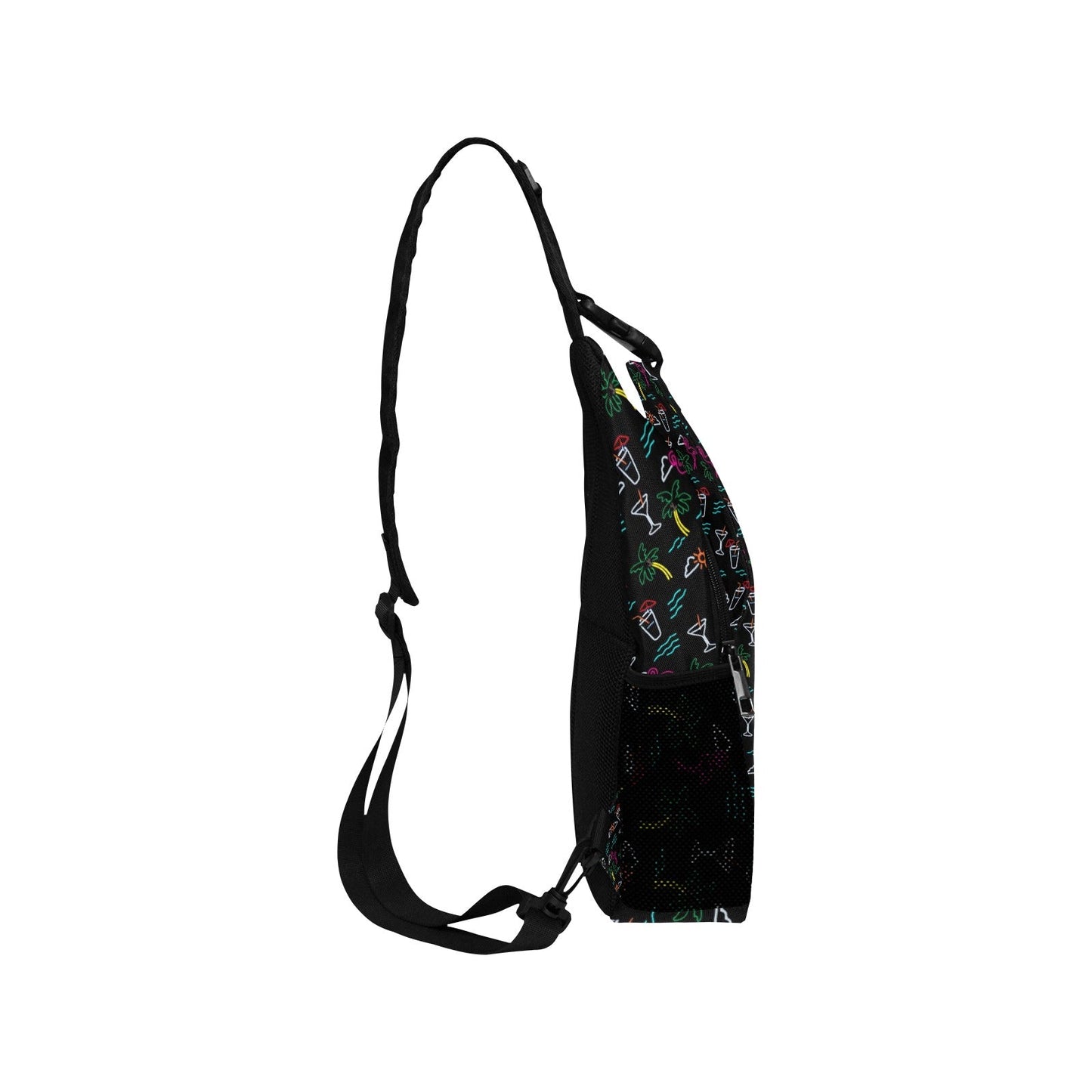Five O'Clock Somewhere Black Sling Bag