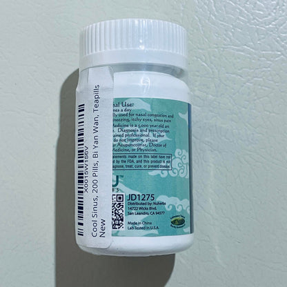 Jade Dragon Cool Sinus Herbal Supplement 200 Pills EXP 11/2028
