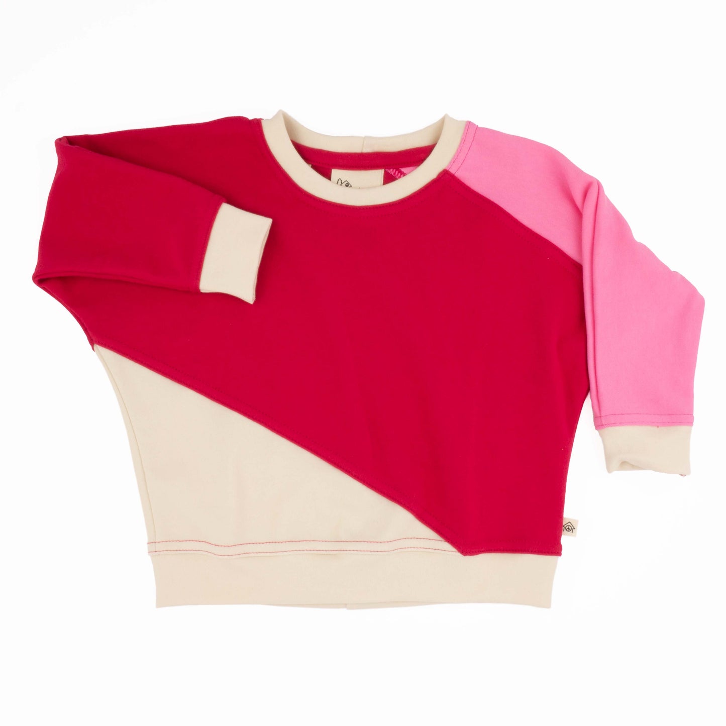 Baby Diagonal Colorblock Sweatshirt