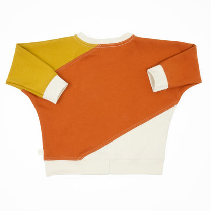 Baby Diagonal Colorblock Sweatshirt
