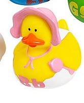Baby duck keychain