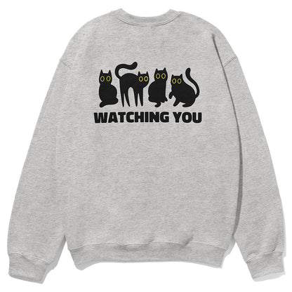 Watching You Cat Sweatshirt