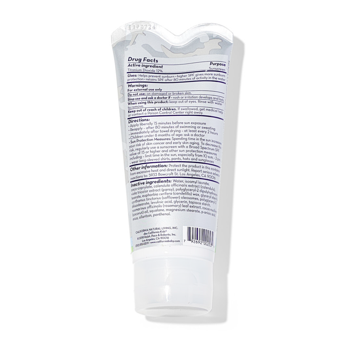 California Kids® #supersensitive™ Broad Spectrum SPF 30+ Sunscreen