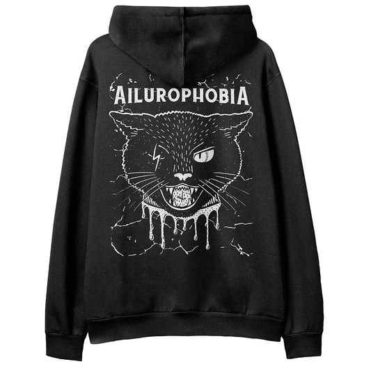 Ailurophobia Premium Cat Hoodie