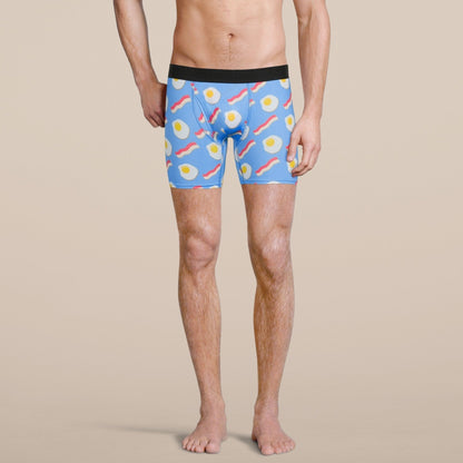 Men's Bacon and Eggs Boxer Brief Underwear