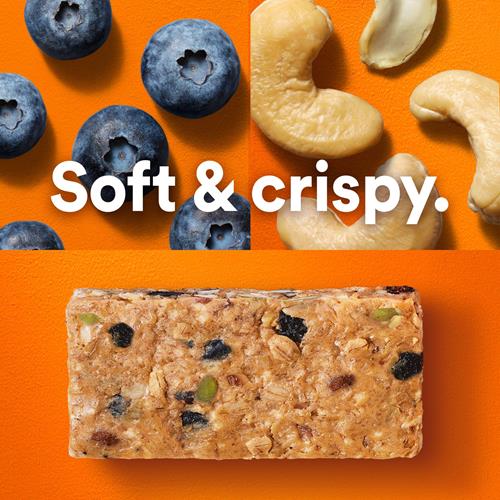 Rxbar Nut Butter And Oat Protein Bars, Protein Snacks, Snack Bars, Blueberry Cashew Butter, 9.7Oz Box (5 Bars)